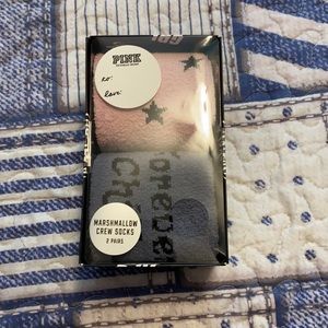 Brand new Victoria secret fuzzy crew socks